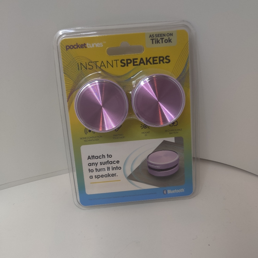Pocket tunes Instant speakers